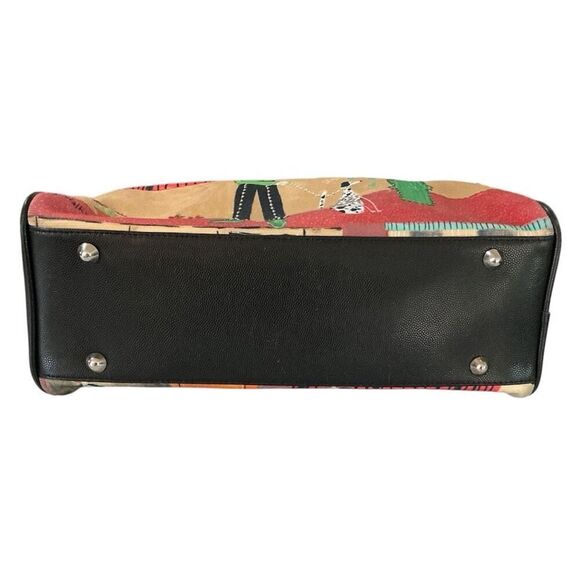 ￼Vintage Isabella Fiore “Walking Stanley” Satchel  EUC - Picture 8 of 9